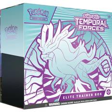 TCG: Scarlet & Viole—Temporal Forces Elite Trainer Box — Walking Wake 1 Fladder Mane-kampanjkort, 9 Boosters och premiumtillbehör