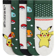 Pokemon Underwear H&M Patterned Socks 5-Pack - Green