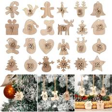 Advent Calendars Maxpower 24 Countdown Christmas Advent Calendar Label Xmas Advent Calendar Numbers DIY Gift Bags Hanging Tags