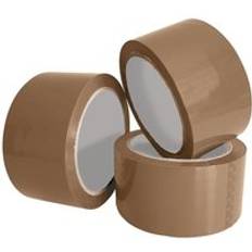 Postage & Packaging Supplies Ikodm 10m x 48mm Packaging Tape Brown 6 Rolls