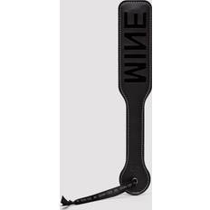 Mine Impression Spanking Paddle Black