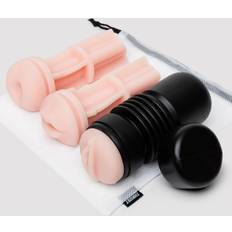 Pro Ultra Full Throttle Realistic Masturbator Cup Set 4 Piece Flesh Pink