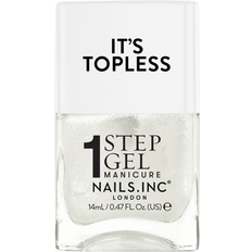 Nails Inc Topless Sydney 1-Step Gel It's Topless Nail Polish - White