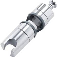 Silver Shower Head Holders Rosemary Adjustable Shower Bracket 18-25mm Chrome