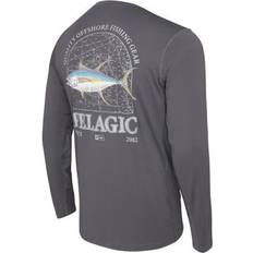 M Fishing Jackets Pelagic Vaportek Mapped Yft Uv Long Sleeve T-shirt