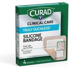 First Aid Curad Silicone Flexible Fabric Bandages 4 x 4 in 24 cm