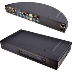 KVM Switches Kenable Belkin OmniView 2 Port KVM Switch Control 2 pcs with 1 Mouse Keyboard