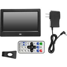 Secure Digital (SD) Digitala fotoramar Honor 7 HD LED Screen Digital Photo Frame Alarm Clock MP3/4 Movie Player