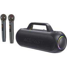 Hpa 200W Trådlös Karaokehögtalare Med 2 Mikrofoner USB-C Svart
