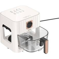 Hoco Air Fryer Fedtfri Frituregryde Med Berøringsskærm 4,5L 1100W HE22 Hvid