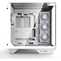 darkFlash DY470 White Steel Tempered Glass ATX Chassis 0.8mm SPCC Case