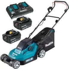 Makita Lawn Mowers Makita DLM382 18V 36V LXT Cordless Lithium Lawn 2 x 6.0Ah Battery Powered Mower