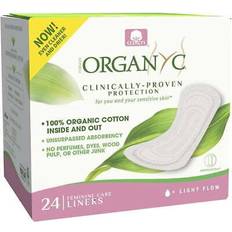 Organyc Panty Liners Folded 24 Count