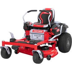 Lawn Mowers Craftsman 42-Inches 56-volt Lithium Ion Electric Zero-Turn Riding Lawn CMCRM233401 Battery Powered Mower