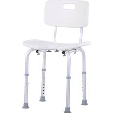 White Shower Stools Symple Stuff Cooper 39.5cm Plastic Shower Bench