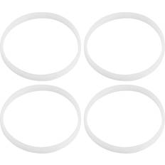 White Accessories for Blenders Wosawe 10cm White Rubber Sealing O Ring Gasket