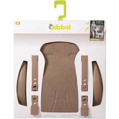 Qibbel Cykelsitsar Qibbel Styling Set Deluxe Till Bagmonterad Barnstol Brun