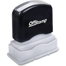 Stamps & Stamp Supplies Plastic Pre-Inked Message Stamp 0.375 x 1.375 in