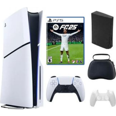 Game Consoles Sony PlayStation 5 Slim Disc Bundle with Fc 25 Game and Accessories