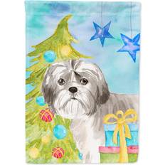 Bandiere e Accessori Carolines Treasures Albero di Natale Cucciolo di Shih Tzu Formato da Giardino