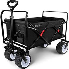 Dienstwagens Le Jardin Folding Wagon Cart 300 Pound Capacity