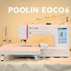 Temu Poolin Eoc06 Extra Large 11in x 7.9in Embroidery Area Professional Embroidery Machine