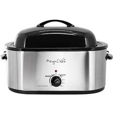 Slow Cookers MegaChef 22 Qt Slow Cooker One Size Silver