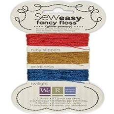 We R Memory Keepers WER71150-6 Sew Easy Glitter Floss
