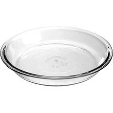 Pie Dishes Anchor Hocking 9 Inch Diameter X 1-1/2 H Fully Tempered Glass Pie Dish