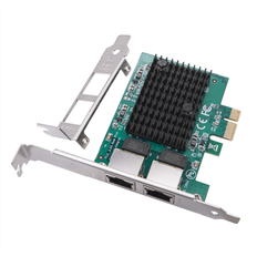 Tauoh 2 Port 2.5G PCIe Network Card Gigabit Ethernet Adapter