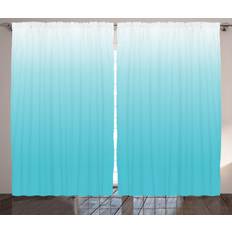Curtains & Accessories Ambesonne Ombre Curtains Deep Maldives 2 Panel Set