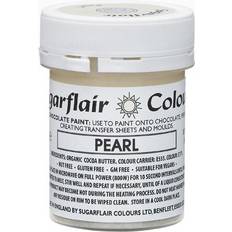 Edible Sugarflair Chocolate Paint Pearl White 35g Colouring