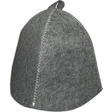 Sauna Accessories Russian Standard Gray Wool Mixture Hat for Sauna Banya Bath House Head Protection Unisex