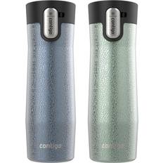 Contigo Autoseal West Loop Vacuum Insulated Stainless Steel 20 oz 2 Pack Travel Mug