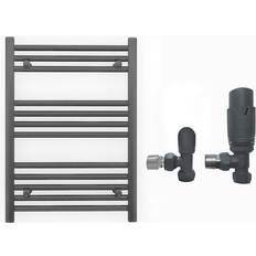 Radiators Myhomeware 550mm Wide Anthracite Towel Rail Radiator