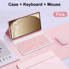 Pink B Portuguese Layout For Samsung Galaxy Tab A9 8.7 Inch Case Keyboard