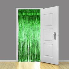 Henbrandt Green Foil Door Curtain Backdrop 92cm x 244cm