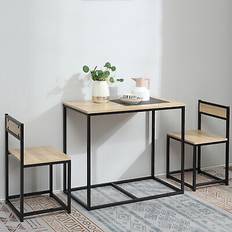Tischgruppen Homcom Esstisch Mit 2 Stühlen 3er-Set Essgruppe Tischgruppe 3Stk.