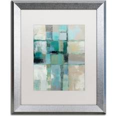 Trademark Fine Art Island Hues Crop II Vassileva Frame 16x20-Inch Framed Art