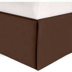 Microfiber Valance Sheets Elegant Comfort 1-Piece Solid Bed Skirt 1500 Premium Hotel Valance Sheet