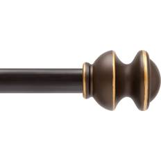 Kenney Kendall Knob Window Curtain Rod Set 30 to 86 Inches