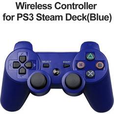 Aihontai Blue Controller for Sony PS3 Super Slim PC Joystick Gamepad for Play Station