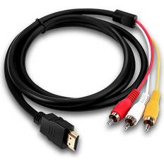FitVille Hdmi To Rca Cable 1080p 3rca Set