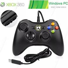 Microsoft xbox 360 handkontroll till pc Microsoft Wired Controller für Microsoft Xbox 360 PC Gamepad Schwarz