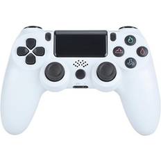 MTP Products Trådløs Gaming-Controller med Højttaler og Stereoheadsetstik til PS4 Hvid
