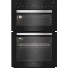 Hotpoint Built in Ovens - Fan Assisted Hotpoint DIH 82G B Built In Catalytic Double Oven Stainless Steel, Black