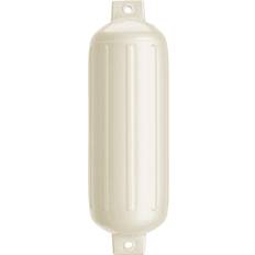 Fenders & Accessories Polyform G-5 Twin Eye Fender 8.8 x 26.8 Metallic White