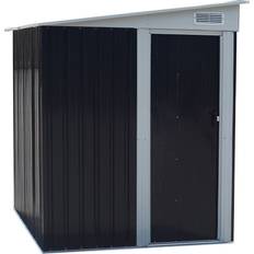 Metal Sheds on sale Latitude Run Azzahra 7ft W x 5ft D Zinc Steel Tod Shed 206cm W x 153cm D x 181cm H (Building Area )