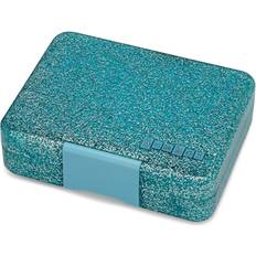 Madkasse 3 Rum Twinkle Aqua Glitter
