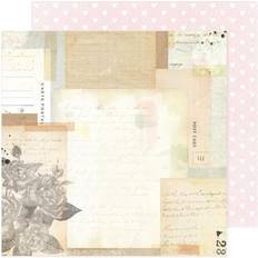 Silk & Crepe Papers Oriental Trading Double-Sided Cardstock 12 x 12 Love Letters